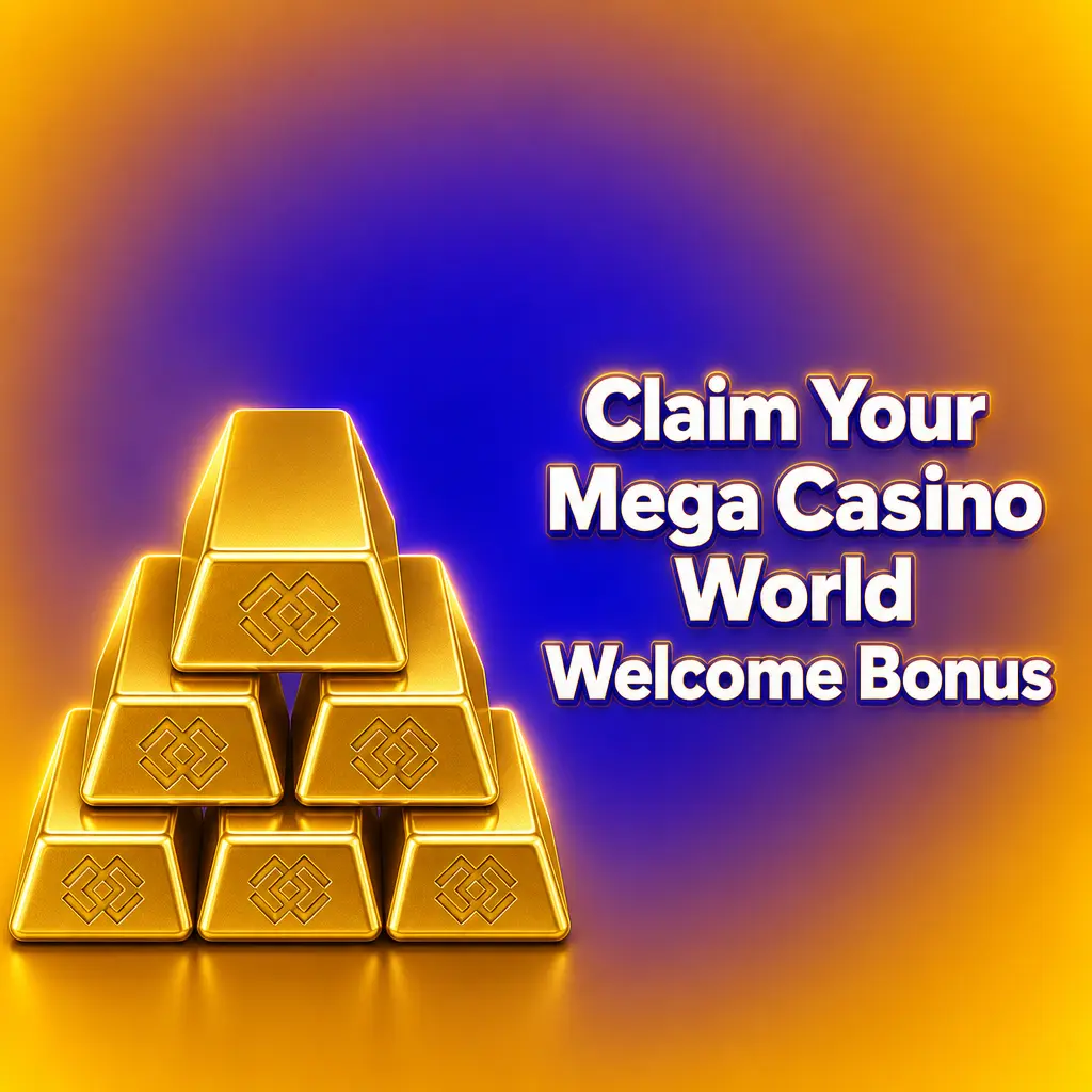 Mega Casino World welcome bonus promotion