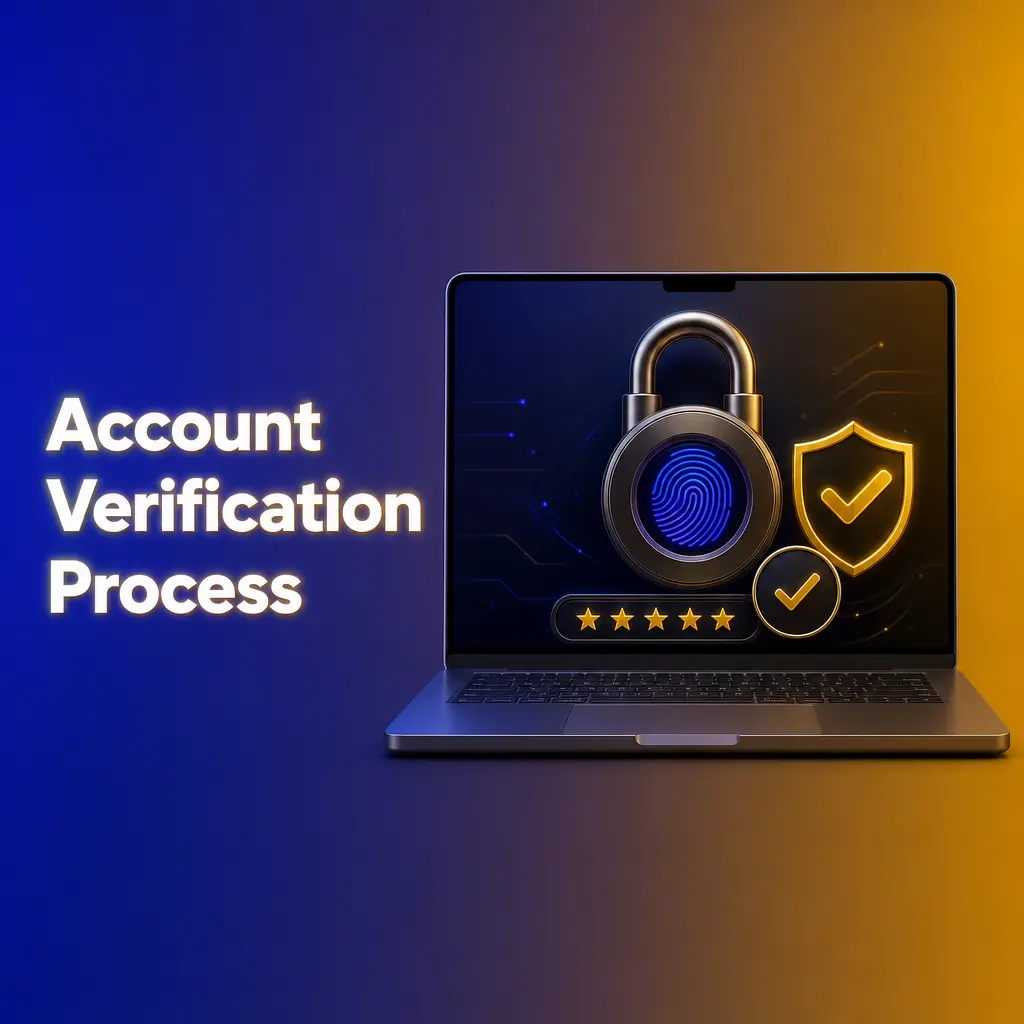 Account verification KYC process illustration