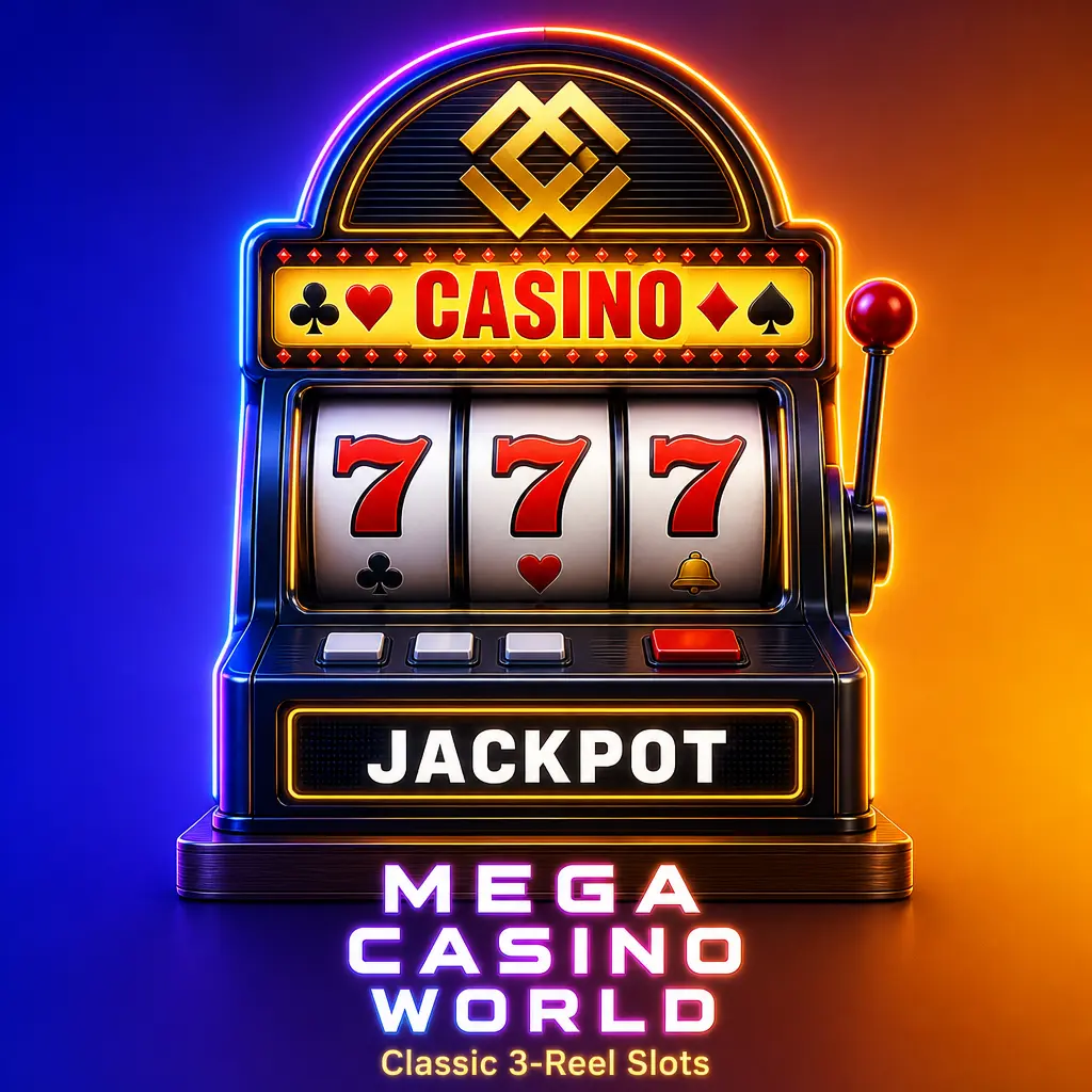 Classic 3-reel slot machine with bar and seven symbols